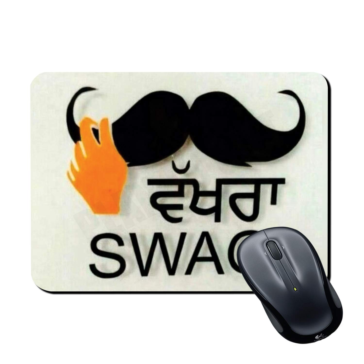 Plan To Gift Gaming Mouse Pad Swag Landscape Printed Multicolour Size 7x8.8 inches