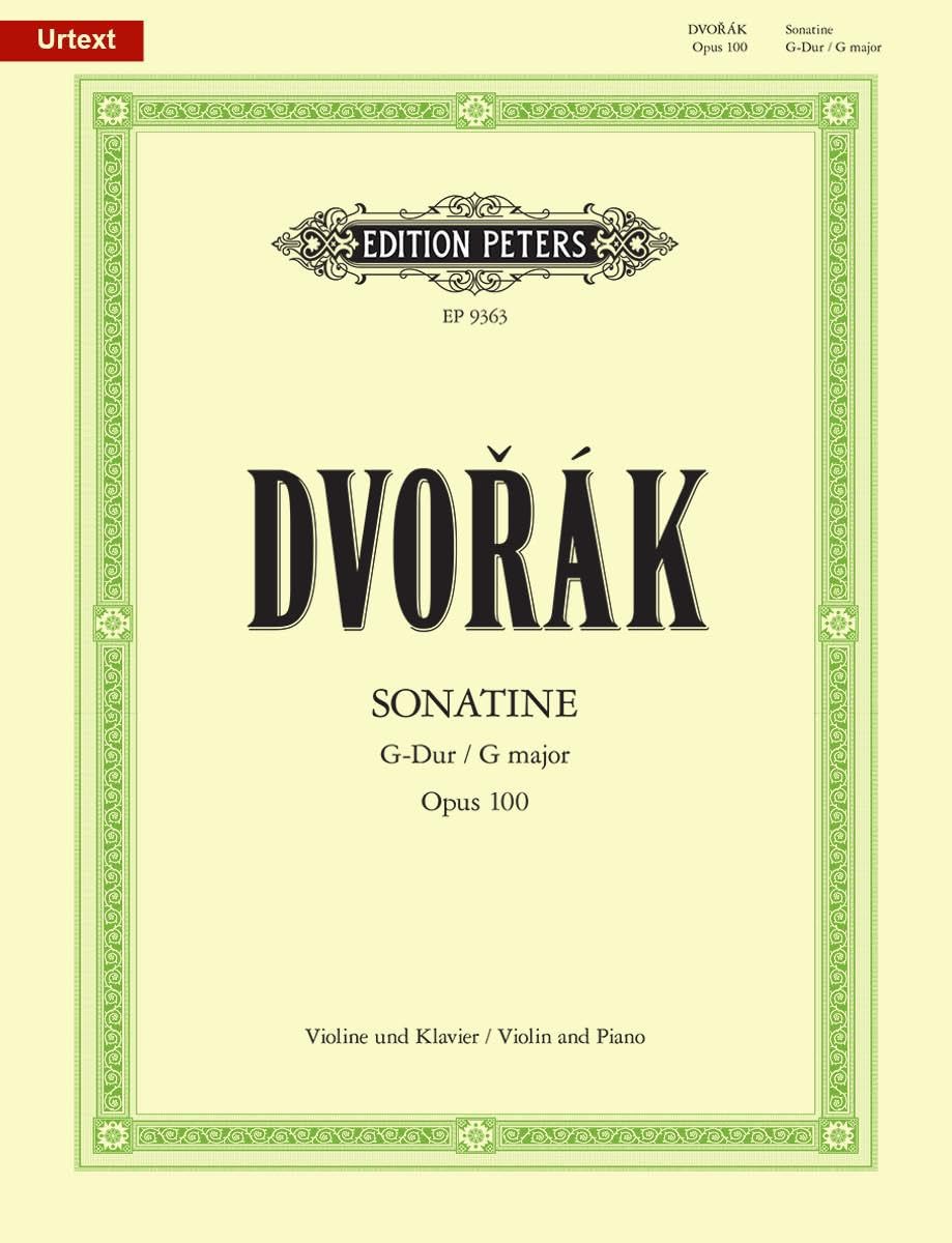 Sonatina for Violin and Piano in G Op. 100 9790014075248