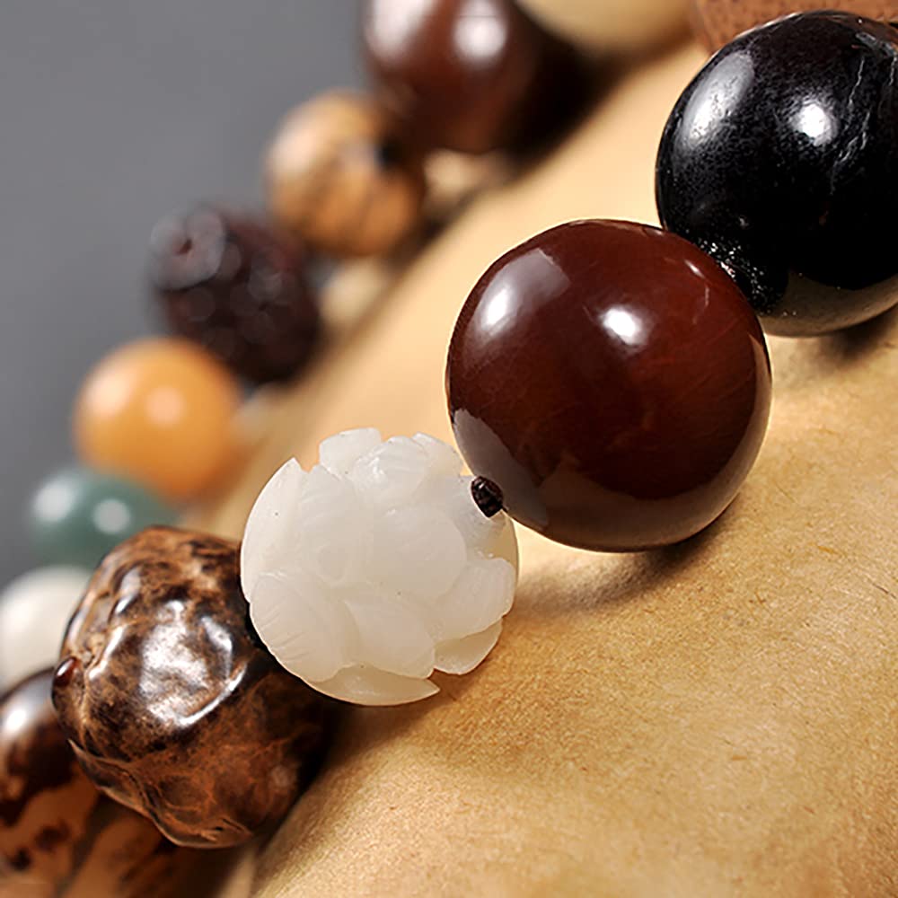 Bracciale Bodhi Naturale, Braccialetto for Meditazione Yoga