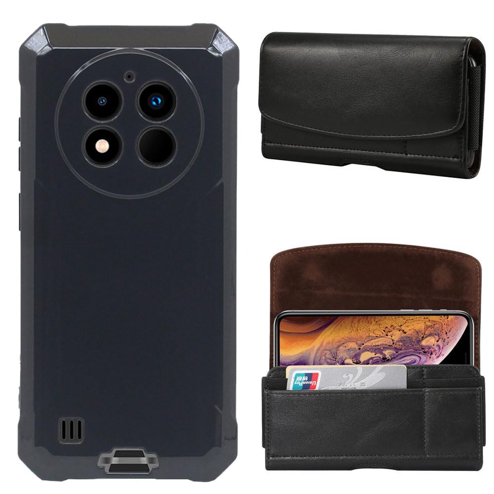 Custodia Portafoglio In Pelle PU Per Oukitel Y4800 - Design Teschio Con Fessure E Chiusura Magnetica - 2