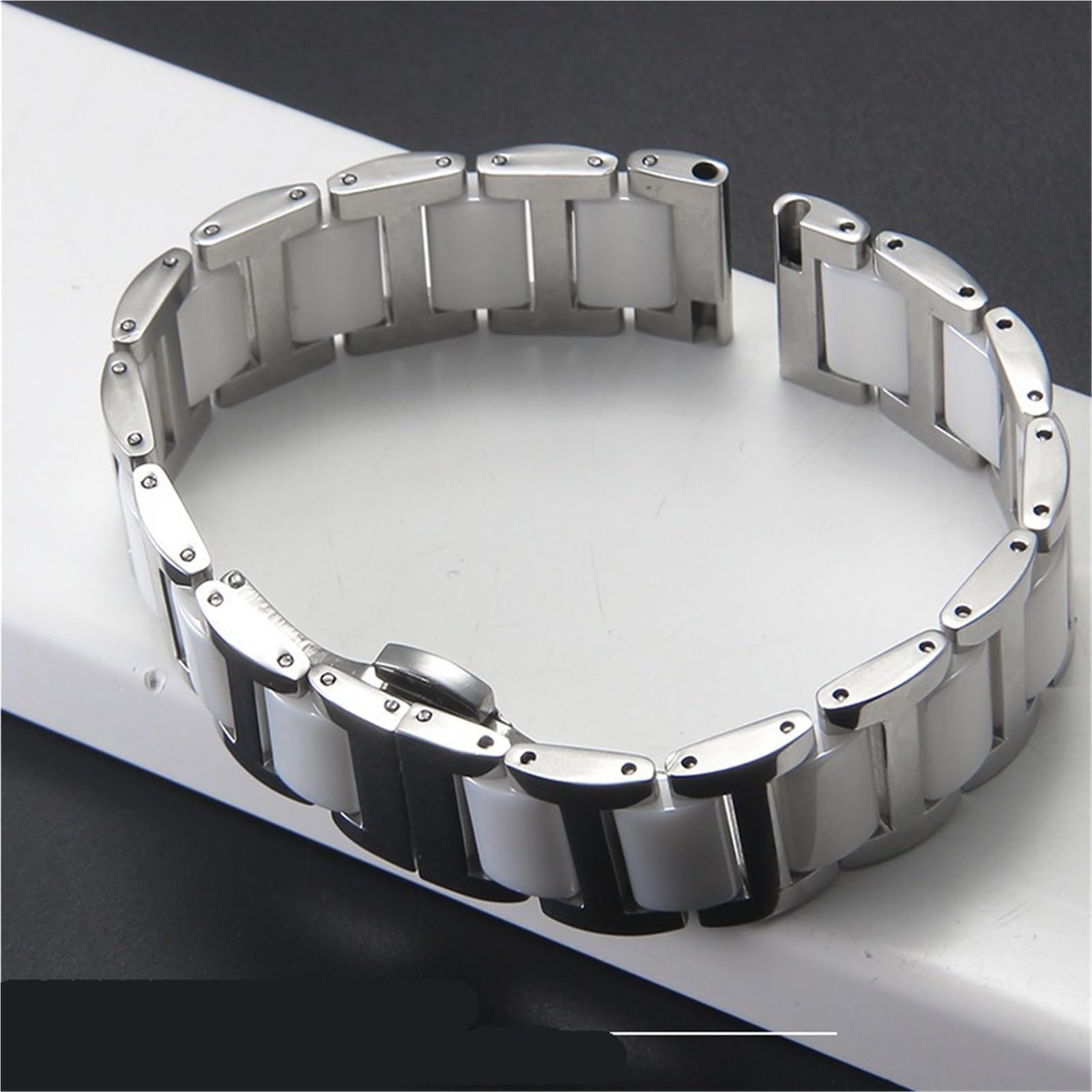 cinturino dell'orologio Accessori for cinturini for orologi unisex in ceramica e acciaio inossidabile Cinturino resistente traspirante 12 13 14 15 16 17 18 19 20 21 22mm
