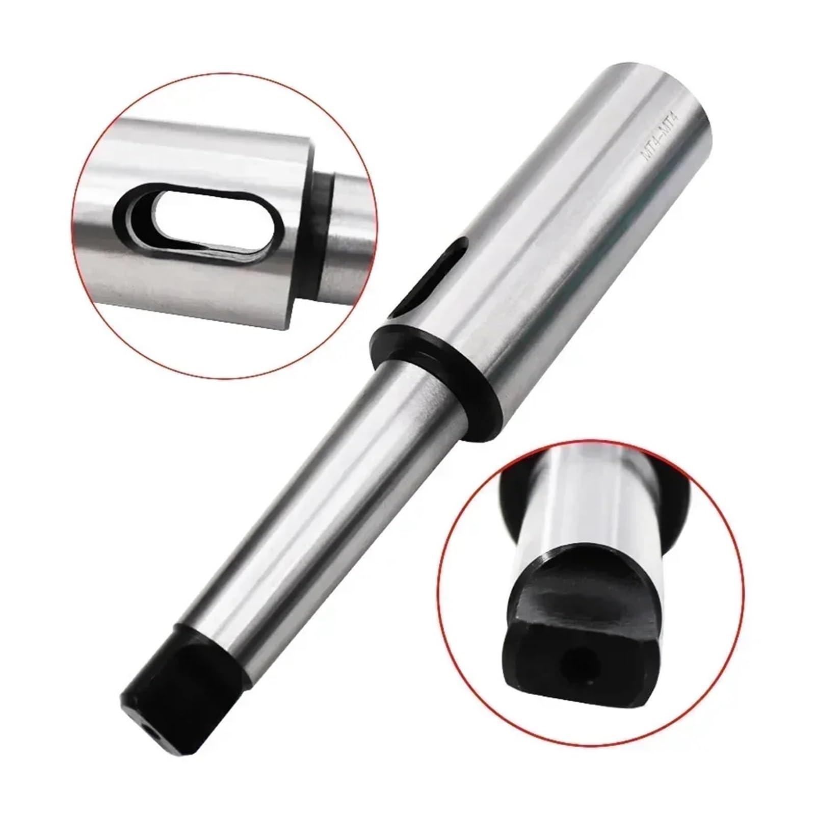 Tuleja stożkowa Morse'a 1 szt. Adapter do tulei przedłużającej, adapter stożkowy Morse'a, przedłużona tuleja redukcyjna do wiertarki MT1 MT2 MT3 MT4(MT2-MT1)