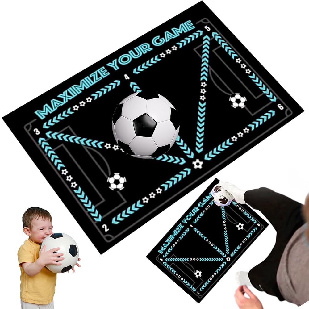 Tapis D'Entraînement Foot Antidérapant 60x90cm - Améliorez Votre Dribble Et Contrôle Du Ballon Tapis Foot Tapis D'Entraînement Foot Antidérapant 60x90cm - Améliorez Votre Dribble Et Contrôle Du Ballon Tapis Foot