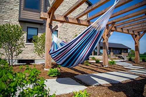 Vivere Brazilian Style Double Hammock, Denim (BRAZ212) - Image 4