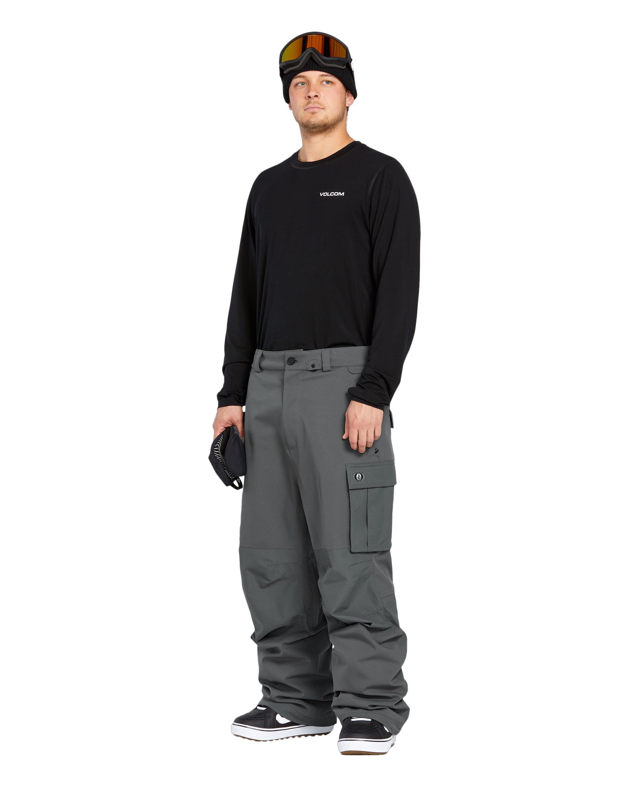 Volcom Nwrk Baggy Cargo Snowboard Ski Pant Pantalons Homme