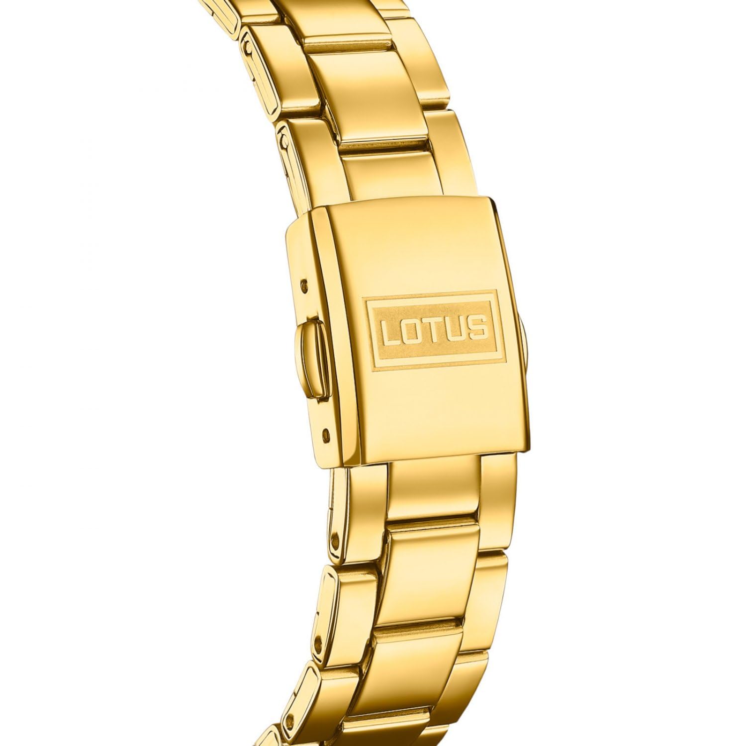 LOTUS Reloj Mujer Analógico de Acero Inoxidable 316l Dorado | Movimiento de Cuarzo, Cristal Mineral de Alta Resistencia, Resistente al Agua 5 ATM 18902/2, Trendy