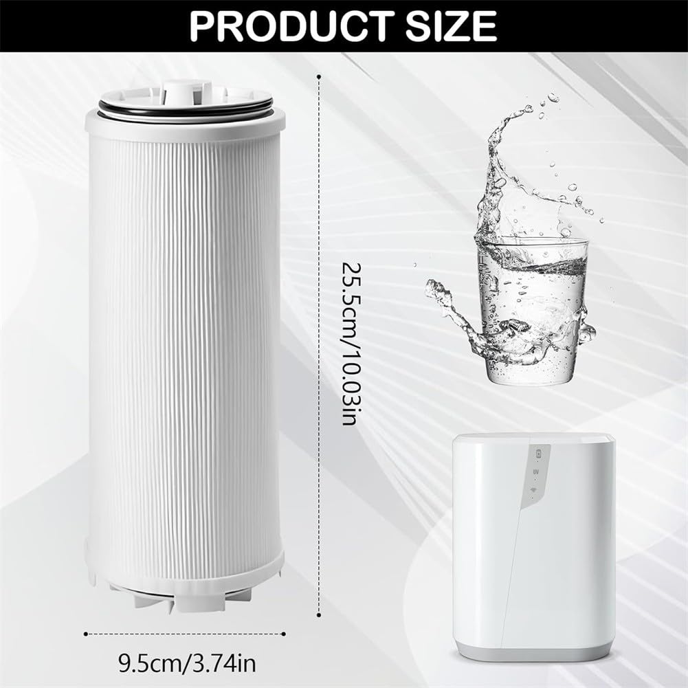 Cartucho de filtro de agua eSpring E3, filtración de 3 etapas con tela no tejida, precisión 02, volumen de 5000 L