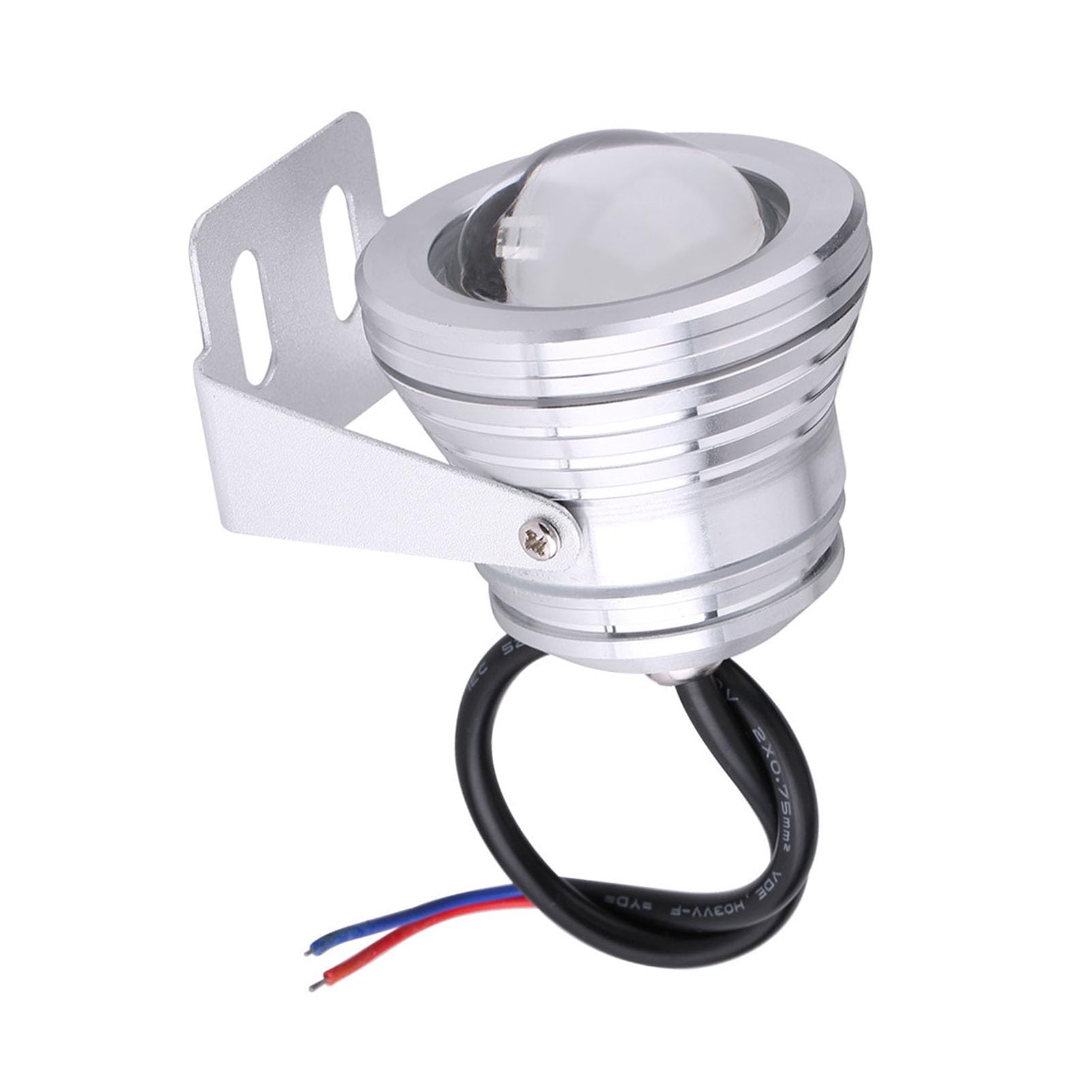 Foco de Jardín RGB de 2 Uds, Yate de Barco Marino 10W 12V RGB Lámpara LED a Prueba de Lluvia con Control Remoto