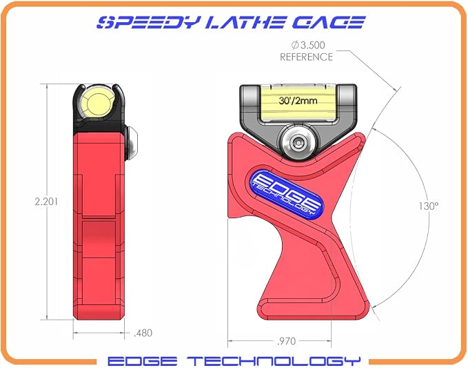08-000 Speedy Lathe Gage - herramienta de altura para torno miniatura 6