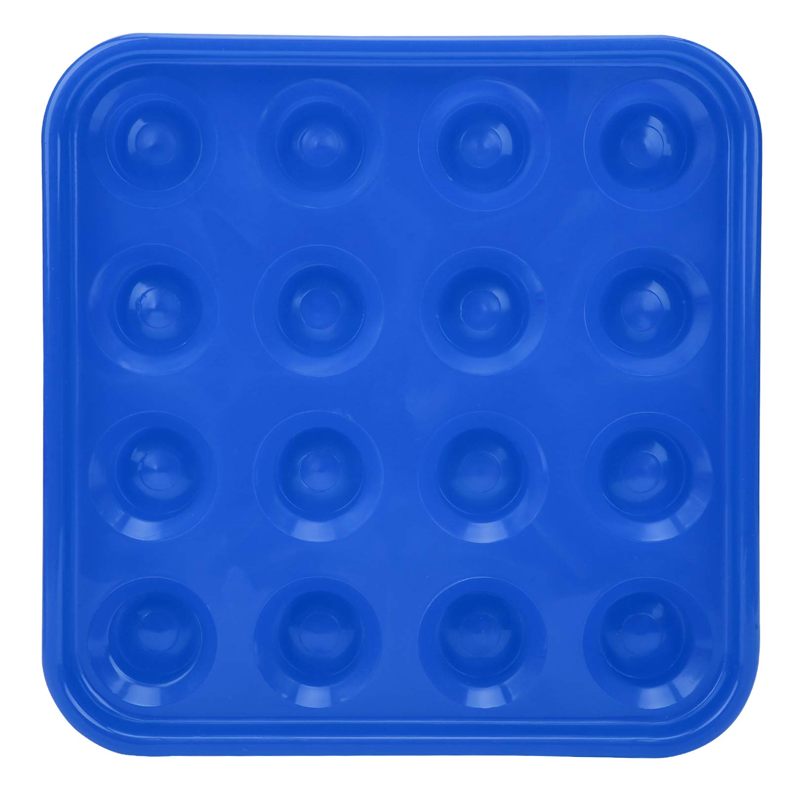 Billiard Ball Storage Tray - Holds 16 Pool/Snooker Balls, Sturdy Plastic Anti-Drop Design, Blue Organizer For Game Room 2 thumbnail image