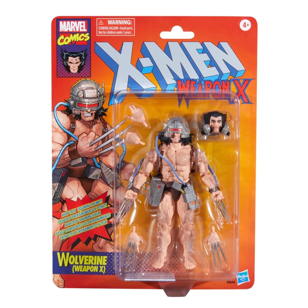 Marvel Legends Retro X-Men Exclusive Wolverine 6-Inch Action Figure (Weapon X)
