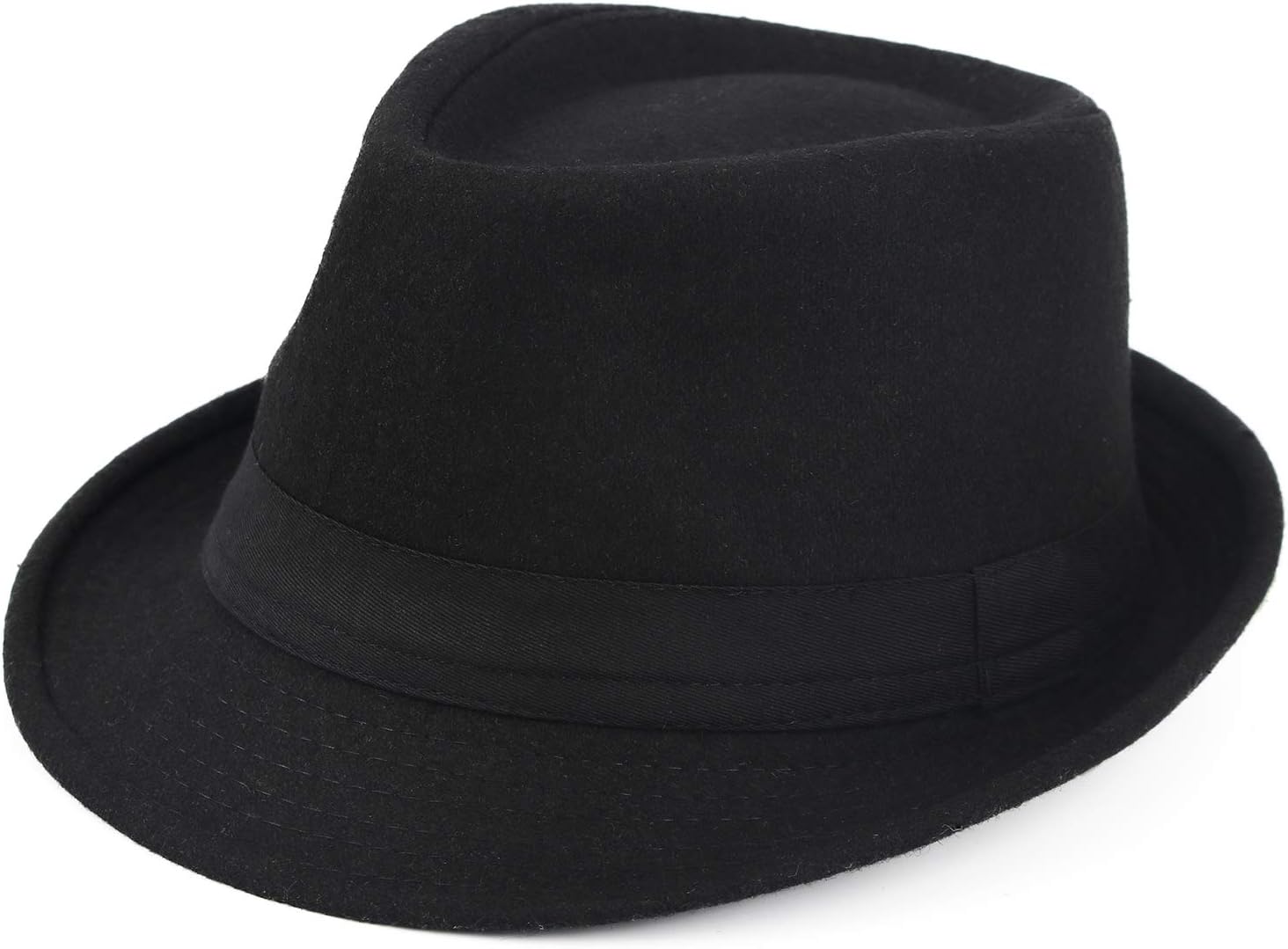 Unisex Classic Trilby Fedora Hat