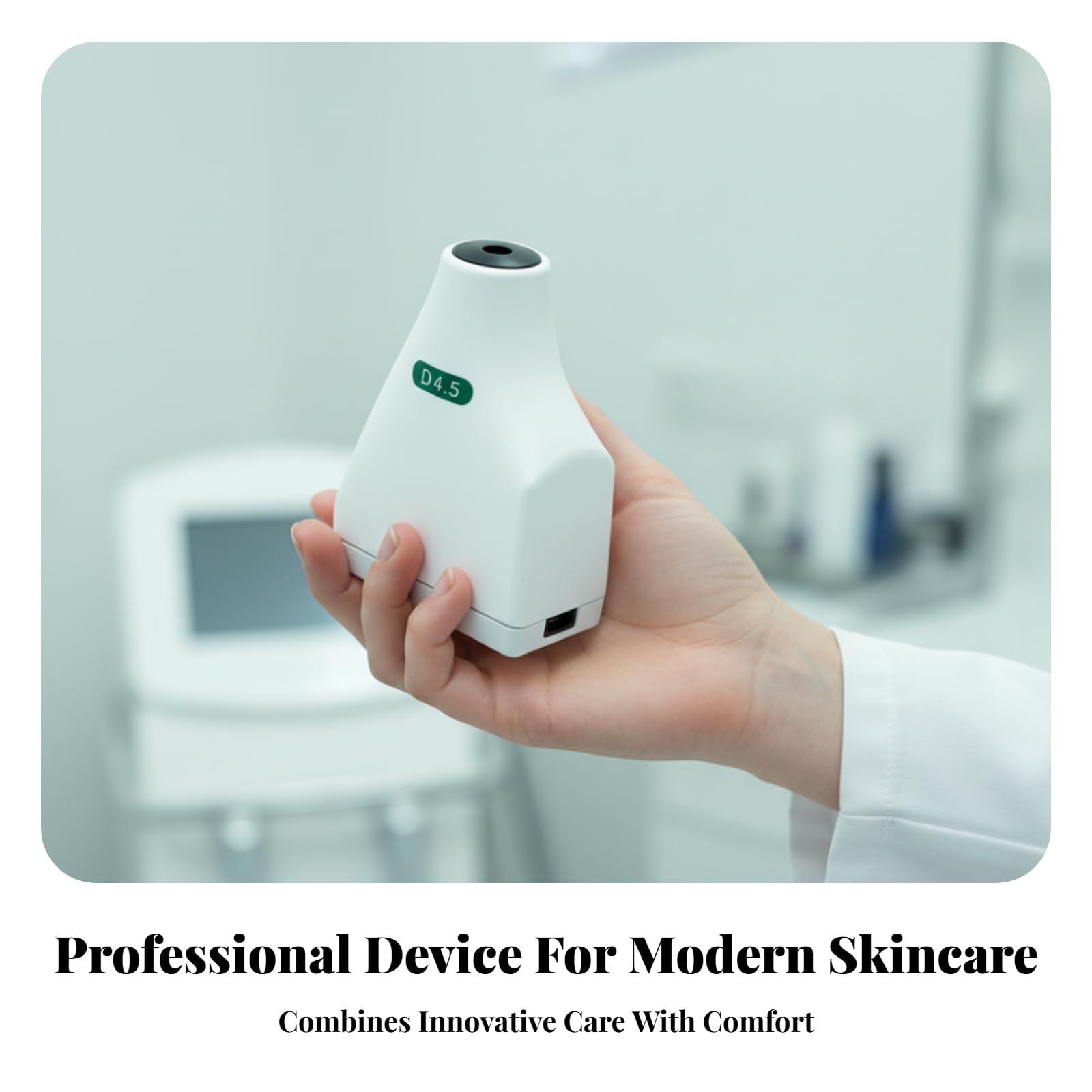 Cabezal de Instrumento de Belleza para Equipo de Estética Cabezal de Elevación Facial Repuesto de Precisión Accesorio para Tensar con Base de Carga, color to 1