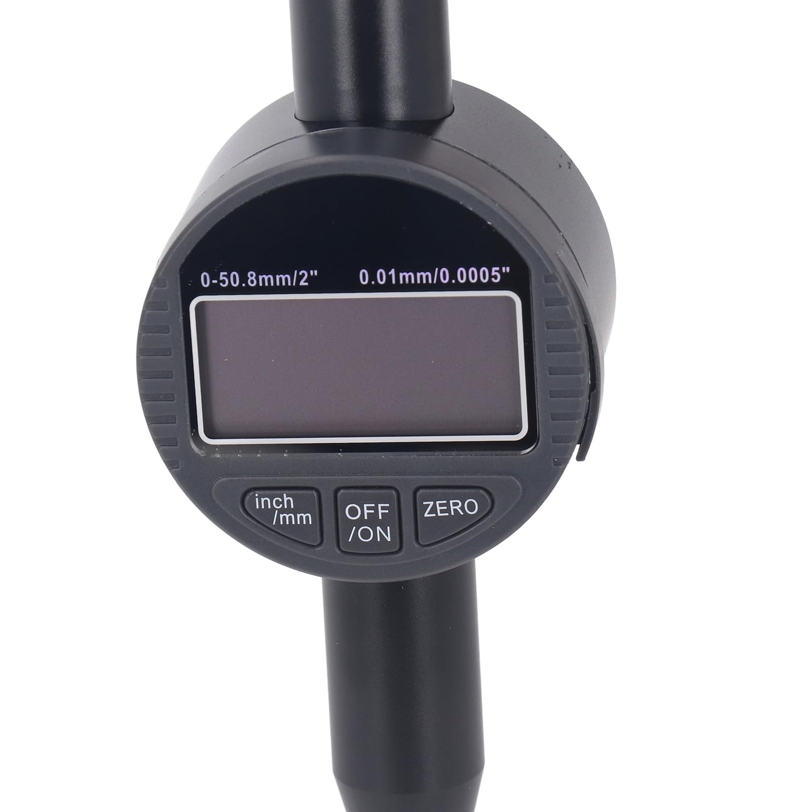 Yosoo Health Gear Digitale Messuhr, Aluminiumlegierung, Elektronische Messuhr, 0 Bis 50,8 Mm Bereich, 0,01 Mm Auflösung, 4-stelliges LCD, RS232-Ausgang für Maschinen, Industrieprozesslabor