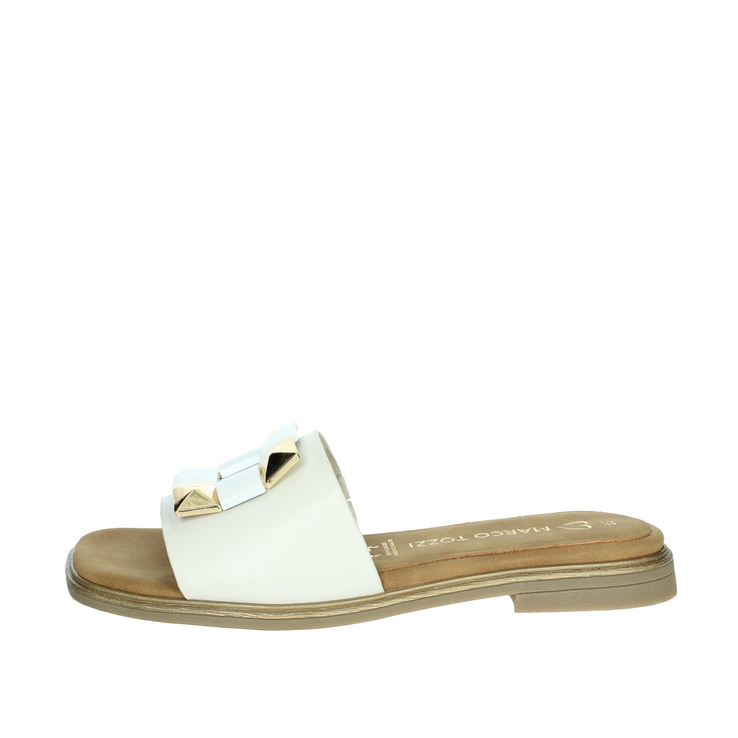 MARCO TOZZI Women's 2-27102-44 Sandals, White, 8.5 UK