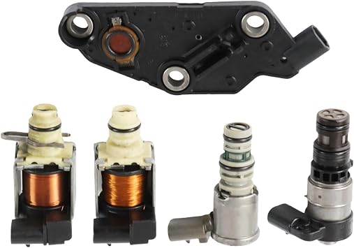 Kessocco 1set Transmission Solenoid Kit 4T65E Transmission Shift Solenoid Kit 5L40E G4T65E 24225825 Transmission Shift EPC Solenoid Kit Set Replacement for Chevy Buick Pontiac Malibu 2003-2011