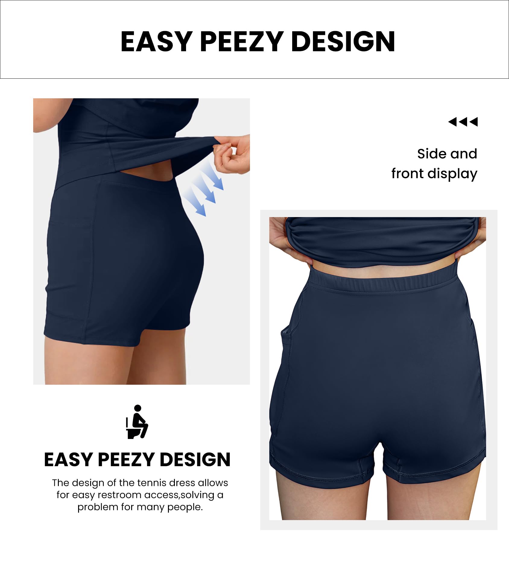 JAFINSY Jafinsy Vestido de Tenis Mujer