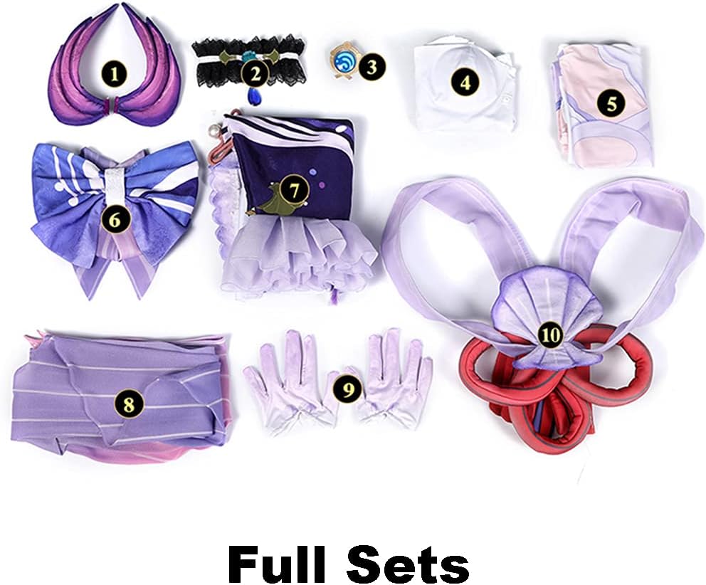 Game Genshin Impact Cosplay Costume Sangonomiya Kokomi Dresses