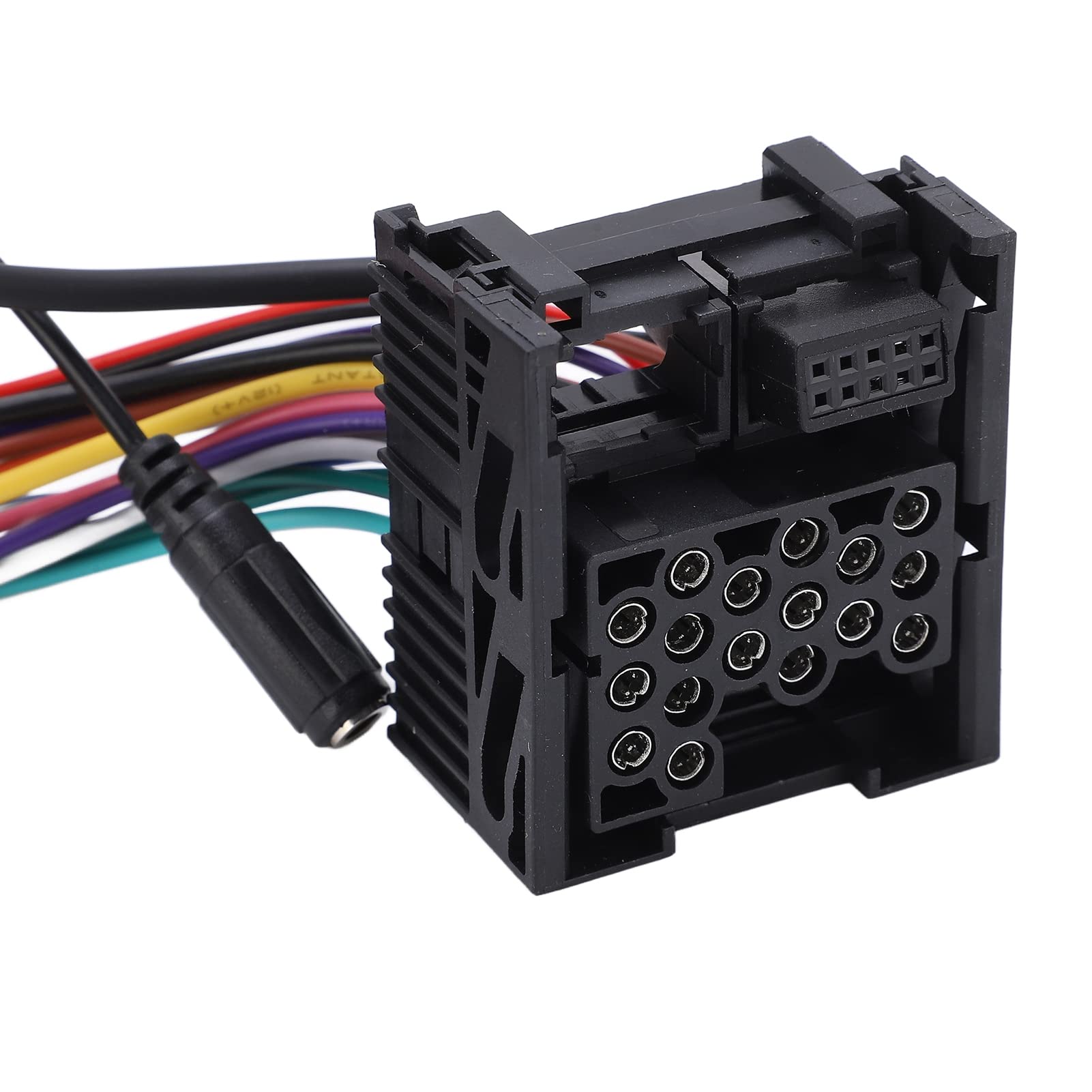 Tbest Adaptador Auxiliar E46, Adaptador de Módulo Bluetooth de 10 Pines para Coche, Reemplazo de Cable AUX para E46 320 325 323 328 330 M3 3-Series con Micrófono