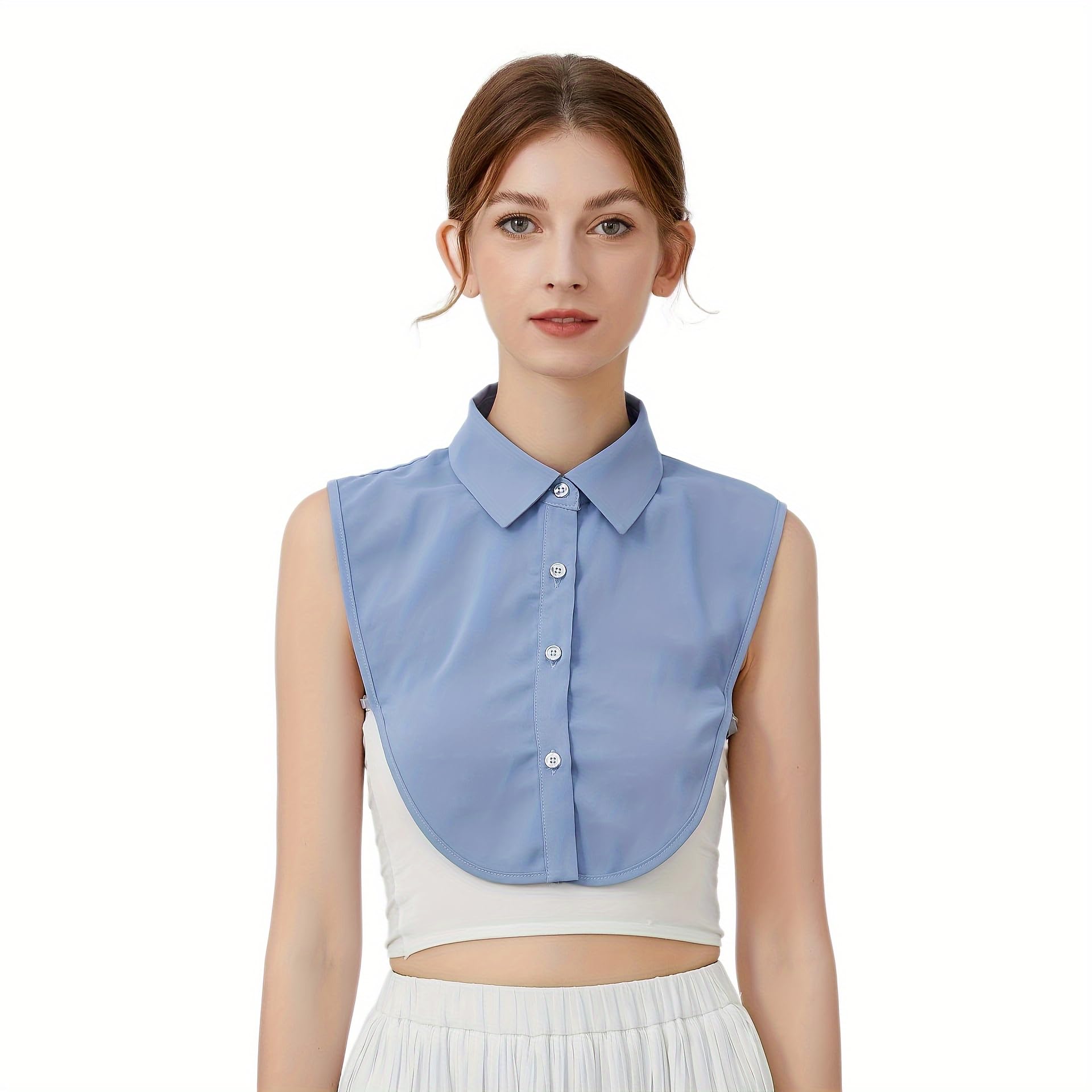 YEKEYI False Collar Detachable Women's Half Shirt Dickey Tops for Women