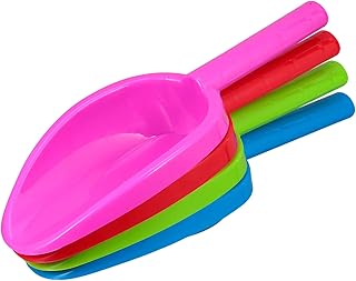 Unomor 4pcs Beach Shovel Sand Shovels for Kids Baby Toy Beach Toys for Kids Baby Beach Toys Sandcastle Beach Toys Sand Digging Toys Beach Sand Toy Set Short Sand Shovels Beach Sand Toys