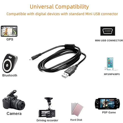 Miniatura 7 de Toxaoii Replacement UC-E4 USB Cable Photo Transfer Cord Compatible with Nikon D610 D7000 D90 D80 D70s D70 D60 D40X D3000 D3100 D100 D200 D300 D1x