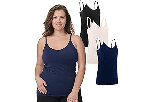 Comfortable Nursing Tank Tops for a Seamless Breastfeeding Experience: 3-Pack Essentials for Every New Mom