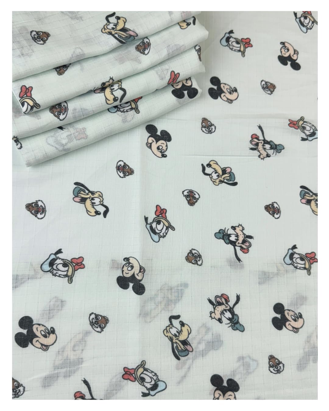 Pride Apparel 100% Cotton Swaddle Wrap for New Born Baby Boy and Girl, Soft Swaddle Cloth for New Born, New Born Swaddle, Size 75 cm*150 cm, Pack of 1 (Micky Mouse)-image-42