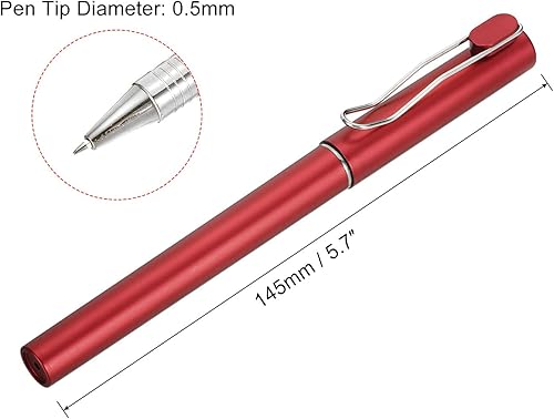 Miniatura 7 de PATIKIL Bolígrafos de gel de tinta negra de 57 pulgadas paquete de 12 bolígrafos de punta fina de 0020in suministros de oficina de escritura suave