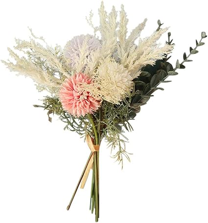 Amazon Co Jp 装飾結婚式の家の土地造花パーティー偽の花束花の家の装飾 プレゼント 明日届く ホーム キッチン