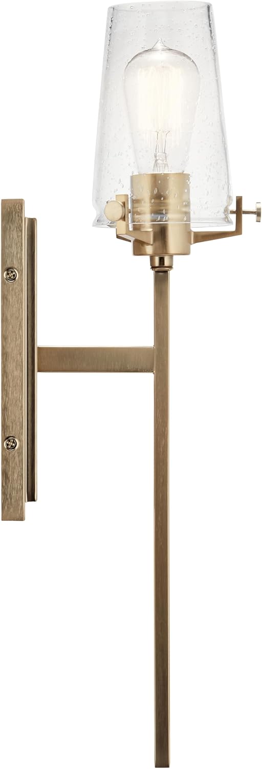 Kichler Alton 22" 1-Light Wall Sconce Light, Champagne Bronze image 5