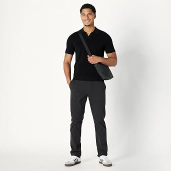 Amazon Essentials Men's Regular-Fit Short-Sleeved Knit Polo Jumper
