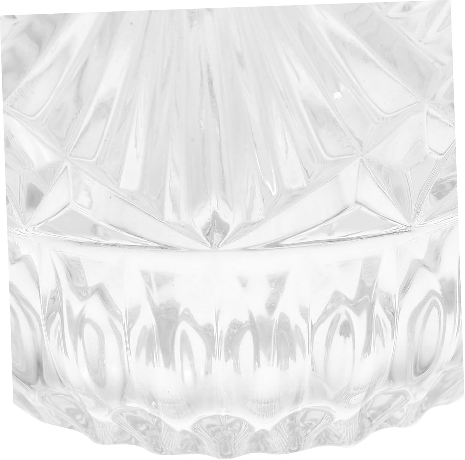 ABOOFAN Glass Candy Dish Lid Storage Bowl for Elegant Decorative Jar for Home Office Wedding and Special Occasions