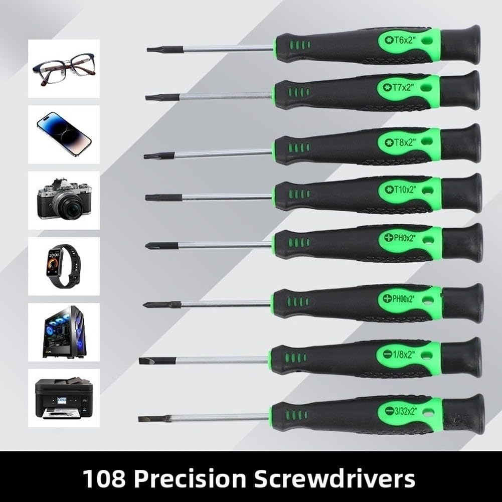 118-teiliges Schraubendreher-Set magnetisch mit Entmagnetisierer, 45#