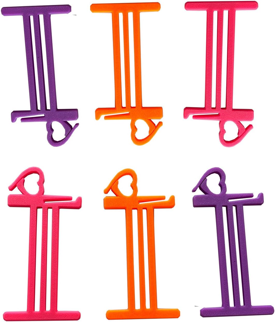 60-Pack Silicone Bobbin Clamps - Stop Thread Unwinding, Organize Sewing Spools