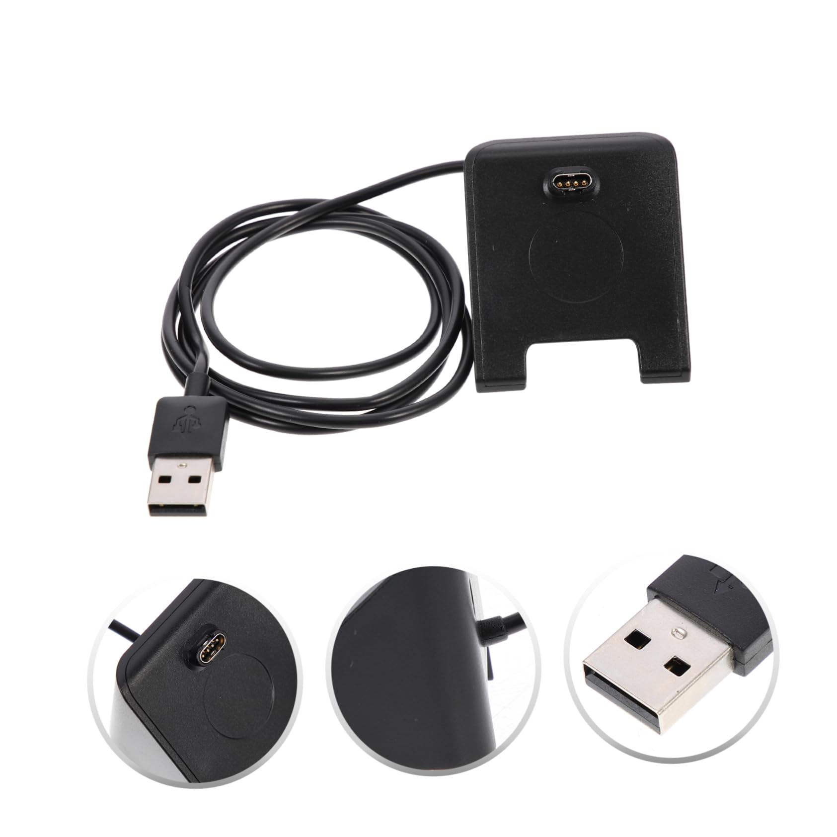 BESTonZON 5pièces Station De Charge Dock pour Montre Connectée Compatible Chargeur USB Pratique Et pour Montres De Sport