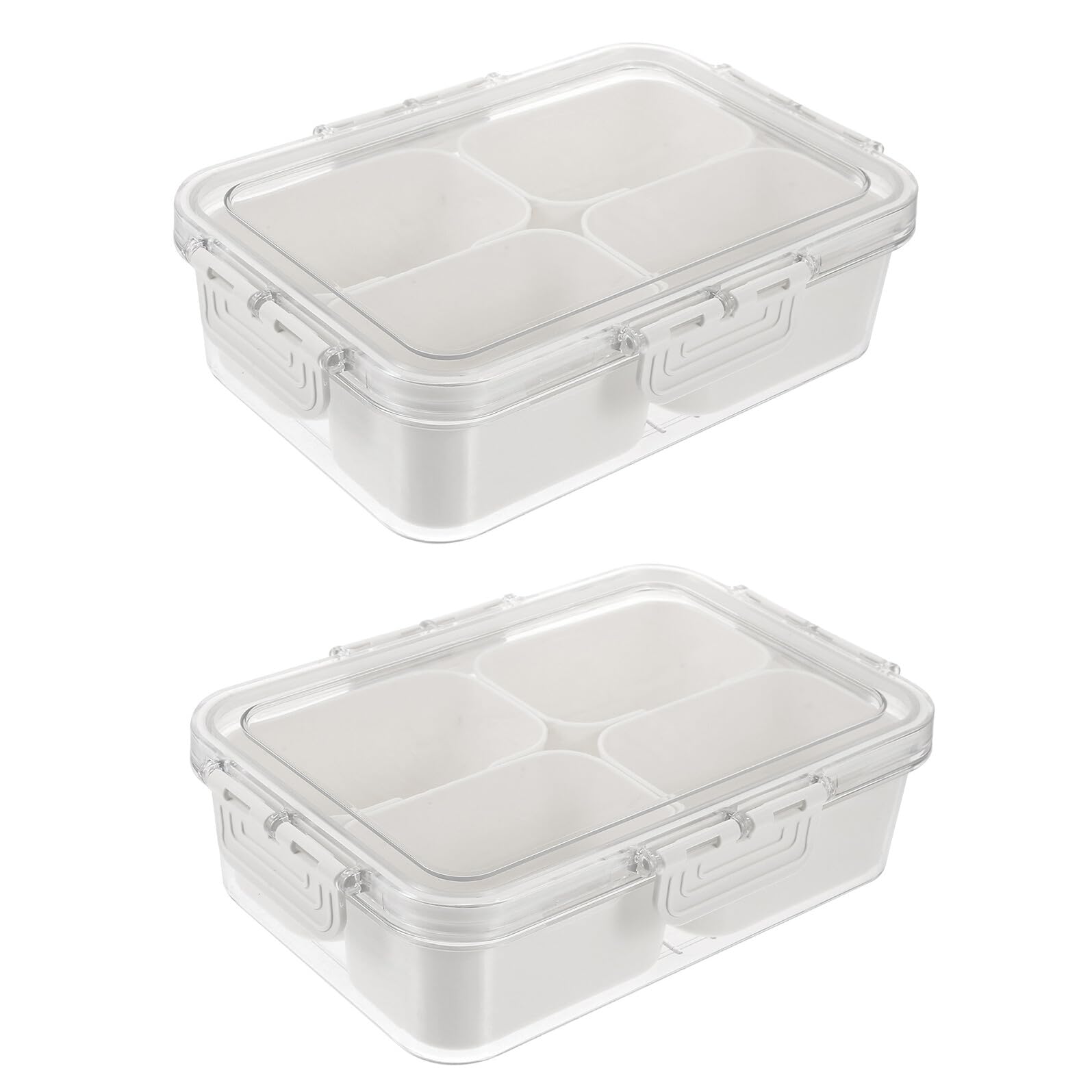 Boîte de rangement épices transparente pour éviter le désordre et conserver les snacks