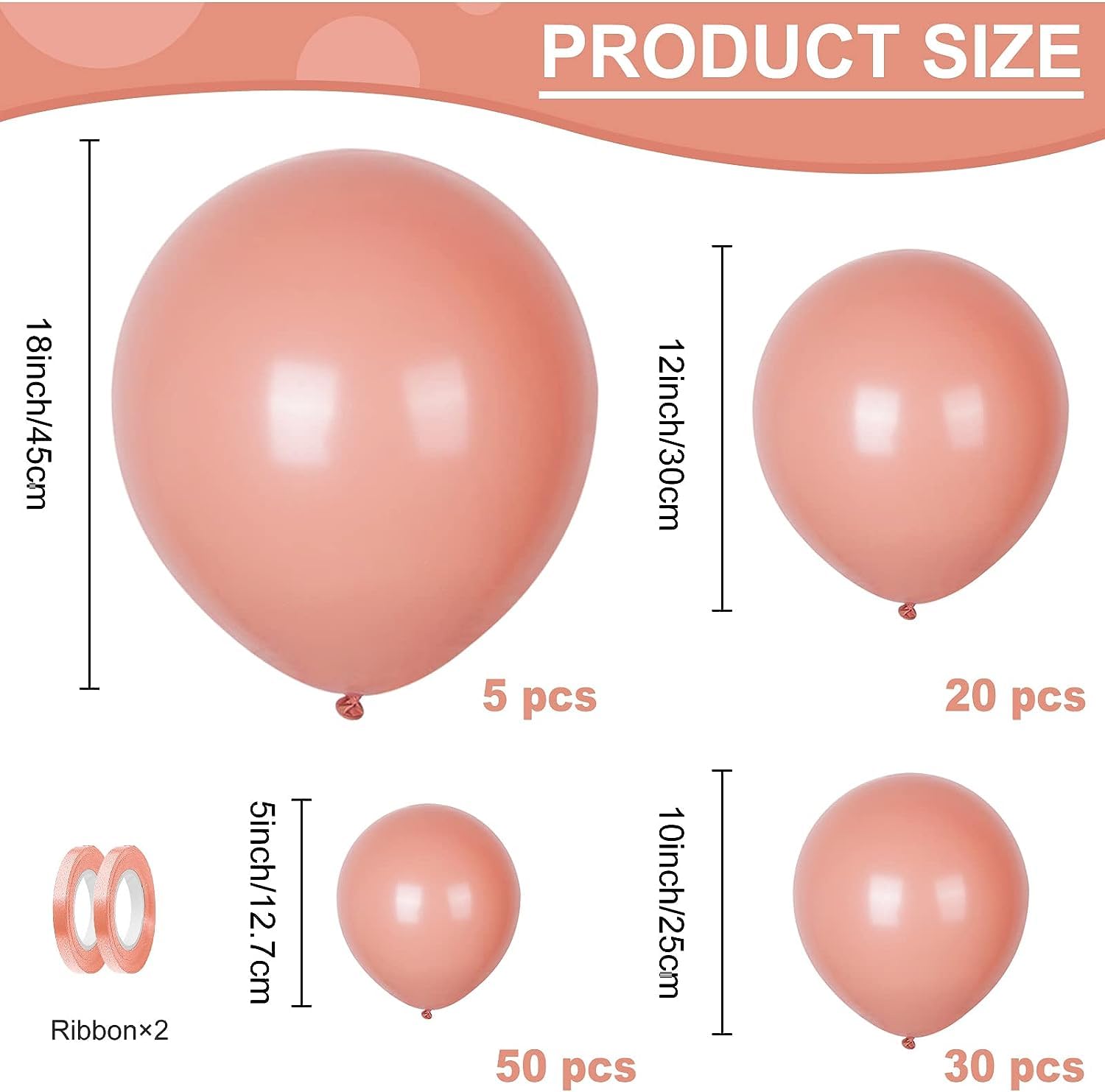UDRKFOPK Palloncini Rosa,84 Pezzi 18 12 10 5 Pollice Palloncini Compleanno,Palloncini Battesimo Bambino,Lattice Palloncini Laurea,Palloncini per Compleanni, Matrimoni,Anniversari,Geste di Baby Shower