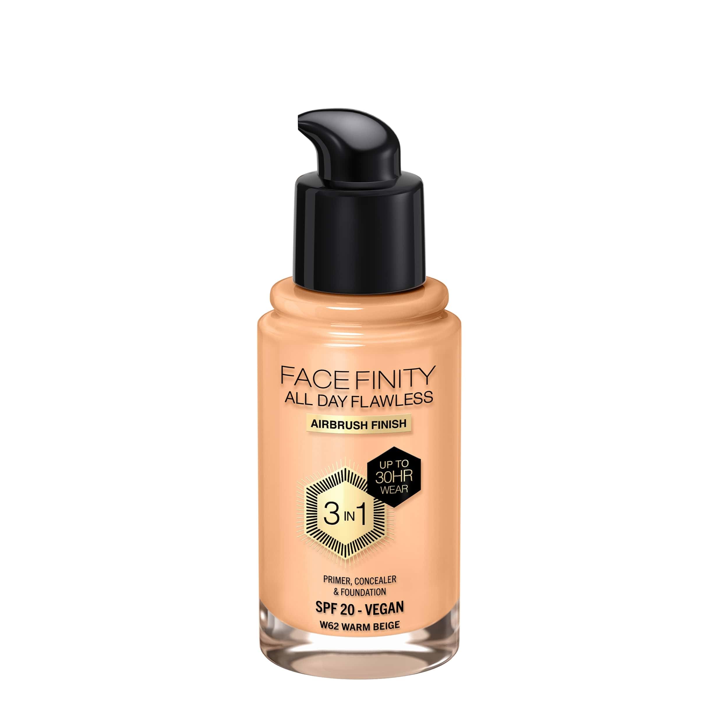 Max Factor - All day flawless 3 in 1 foundation, base de maquillaje, 50 natural — view 43