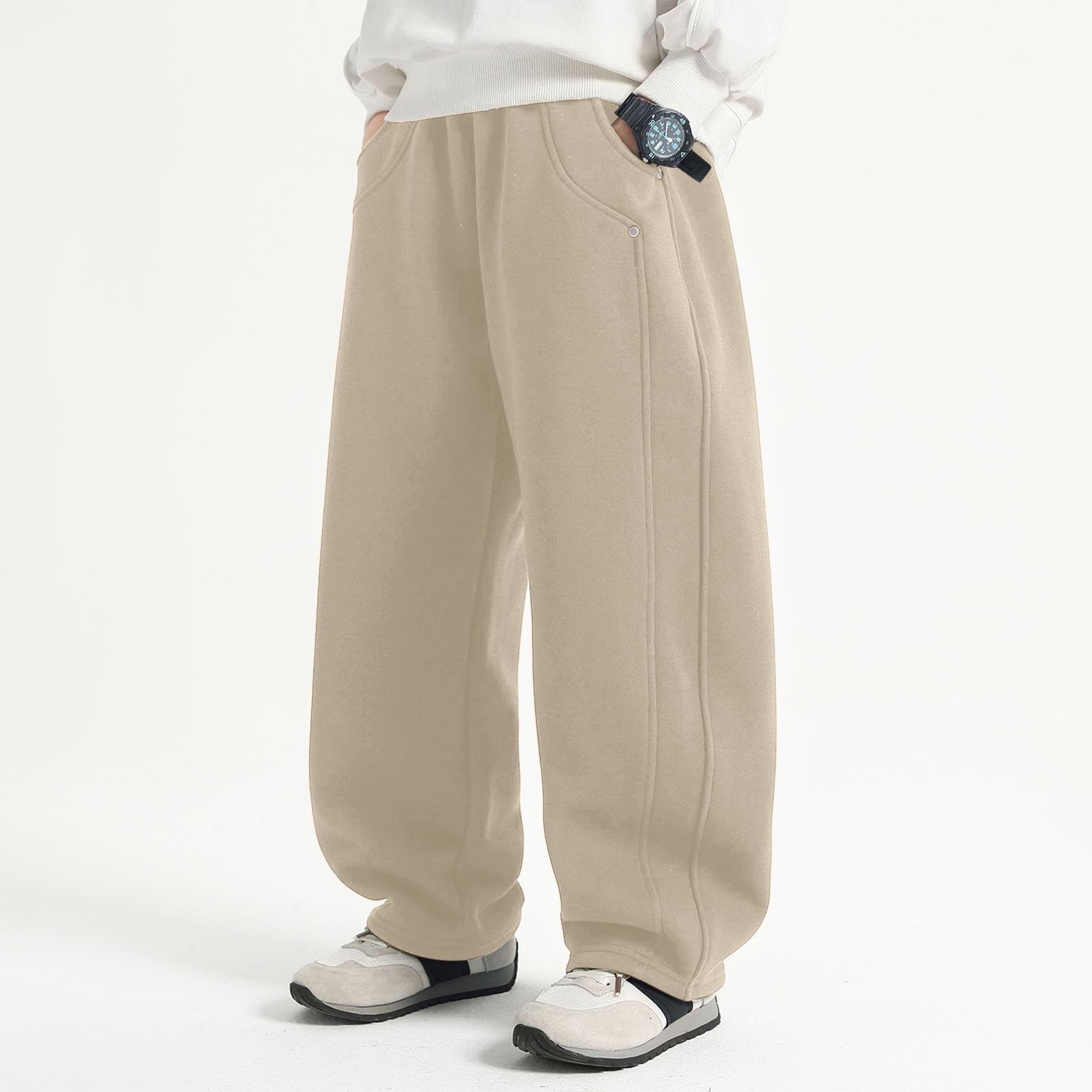 Baggy Jogginghose Jungs - Sport Und Freizeit Weites Bein Loose Fit Freizeithose Trainingshose Bequem Leichter Arbeitshose Atmungsaktiv Street Hose Für Frühling Und Sommer Teenager