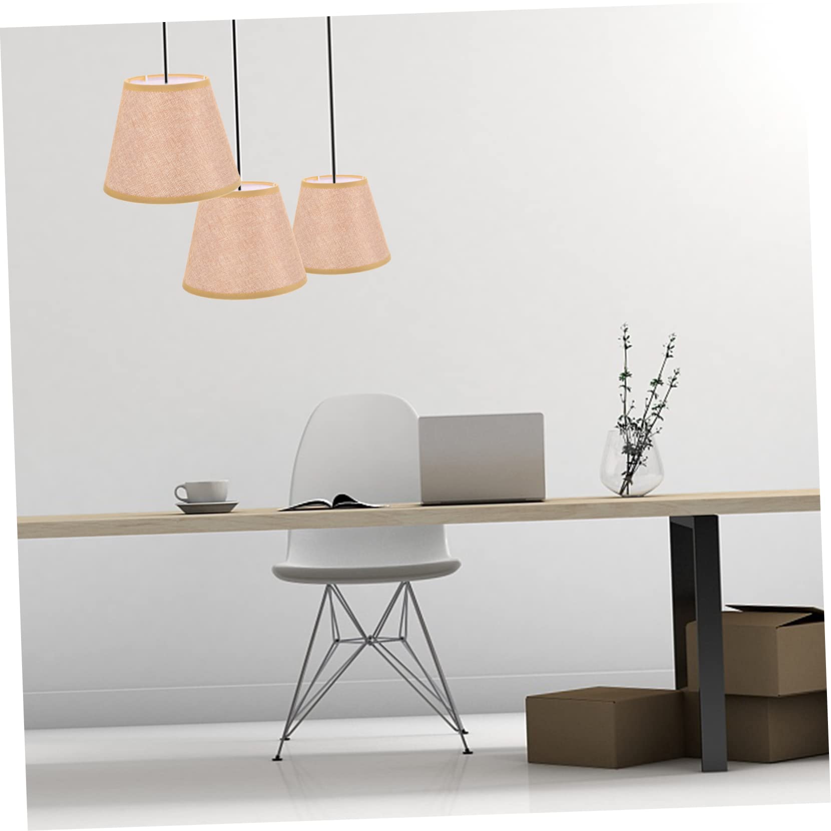 SOESFOUFU Cartoon Printing Lampshade Child Lamp Shade Pleated Fabric Shade for Table Lamps