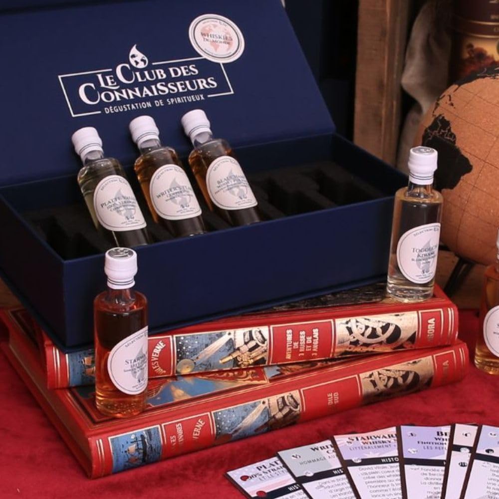 Coffret Dégustation Whisky Du Monde 6 x 40ml - En Solo Ou En Duo - Le Club Des Connaisseurs - Cadeau Homme