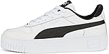 PUMA Women's Carina Street Sneaker 7.5 White-black-silver
