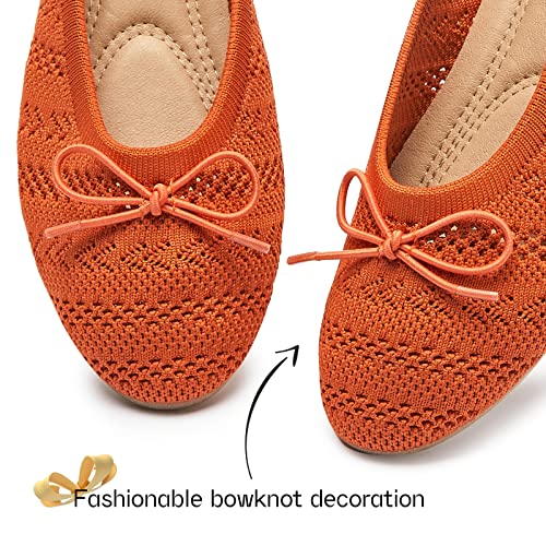Image of Women's Flats Shoes Dress Shoes Round Toe Ballet Flats Comfortable Crochet Lace Black Flats Low Heel