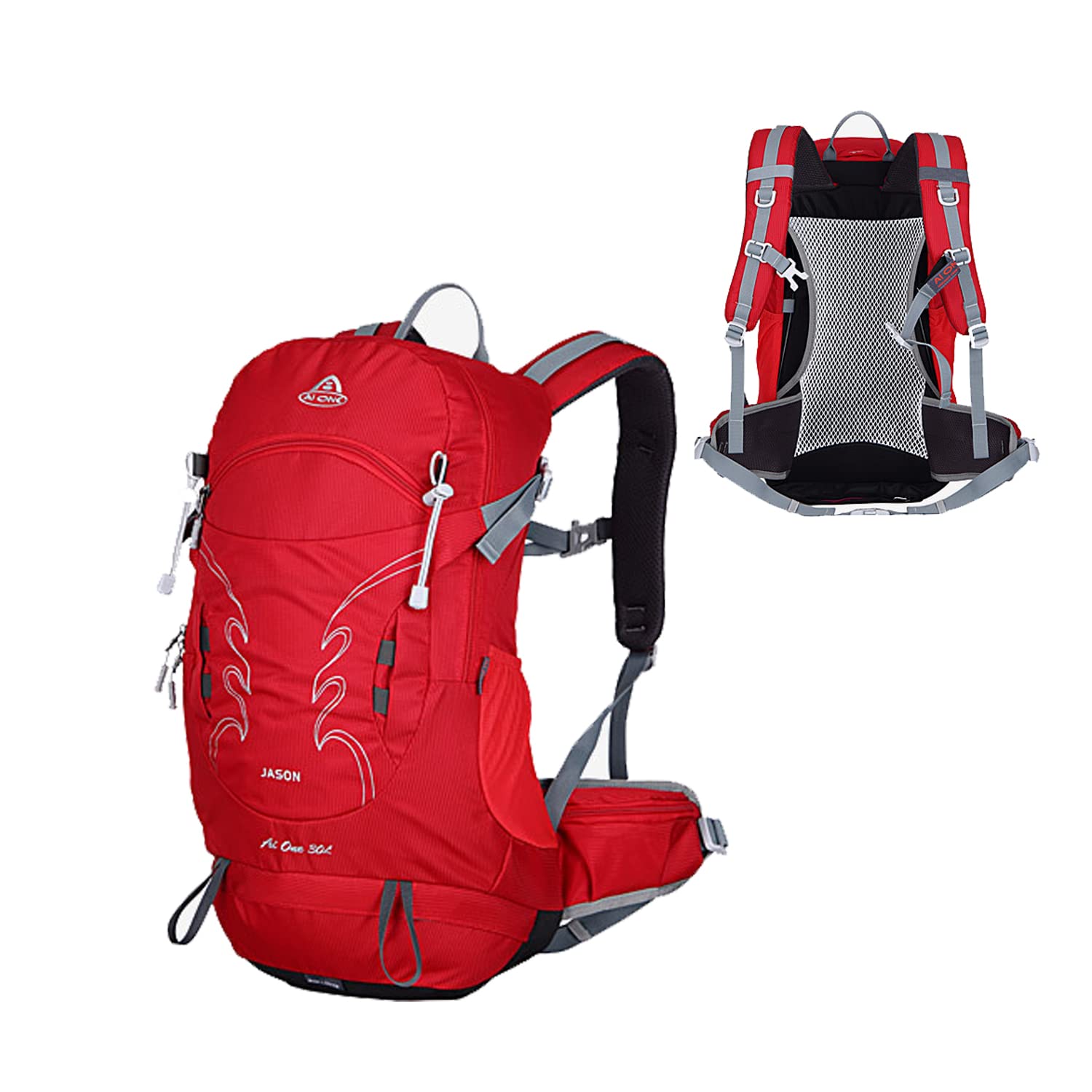 Zaino da alpinismo 30L Zaino da campeggio multifunzionale impermeabile ultraleggero Zaino per sport all'aria aperta Zaino da alpinismo