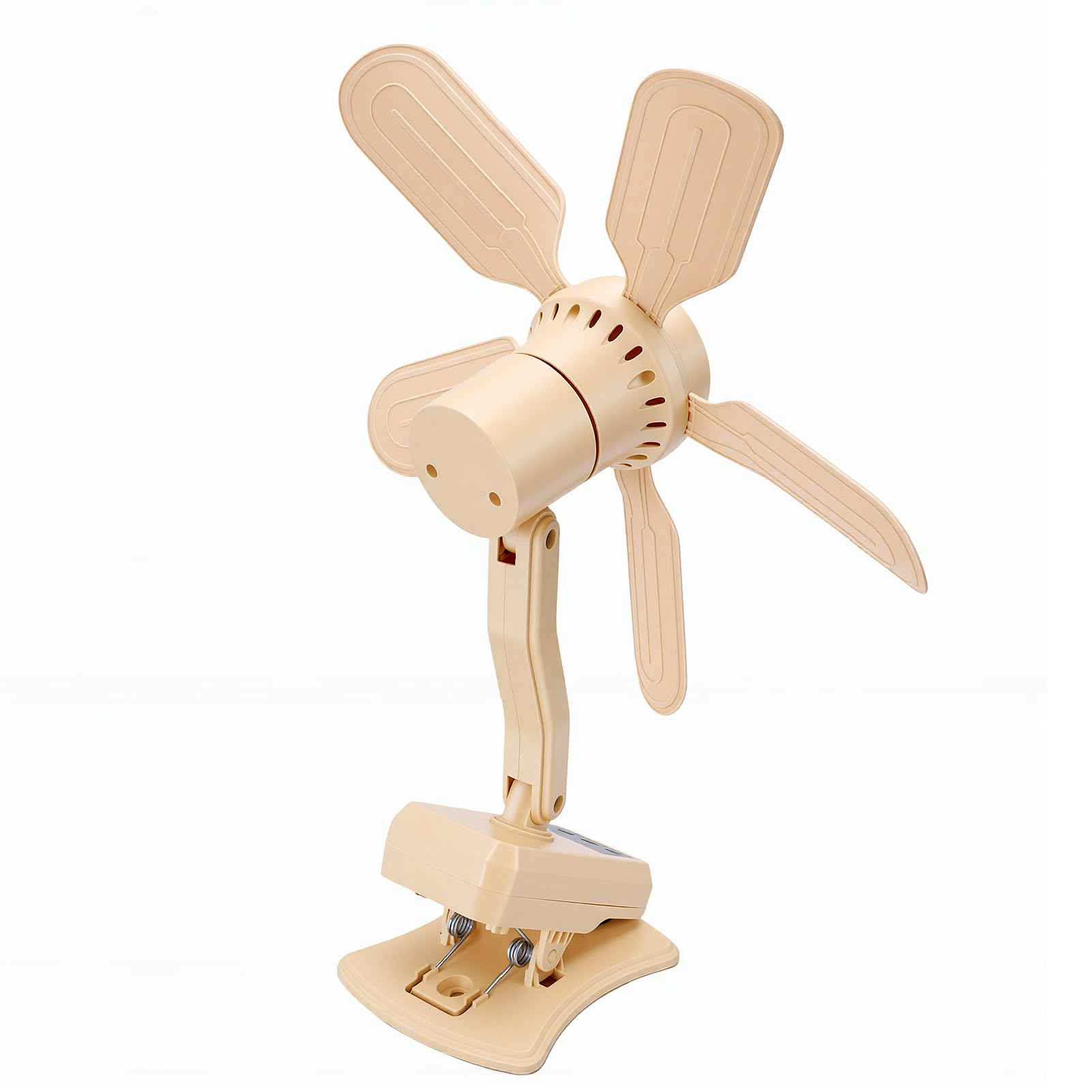 Tnfeeon Ventilatore a Clip, Ventilatore da Tavolo Ricaricabile Tramite USB con Batteria da 4000 MAh, Timer Telecomando con Oscillazione a 90°, Portatile con Clip per Montaggio a Parete per Viaggi in
