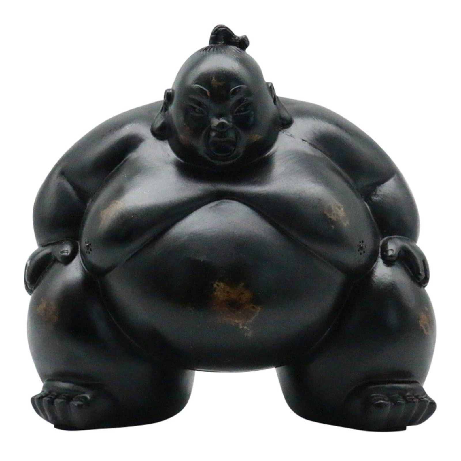 Escultura de Resina Figura de Japonés Estatua Decorativa Ornamento de Mesa Silueta Pulida Hecha en Resina Adecuada para Escritorio Estantería Consola, Style to 1