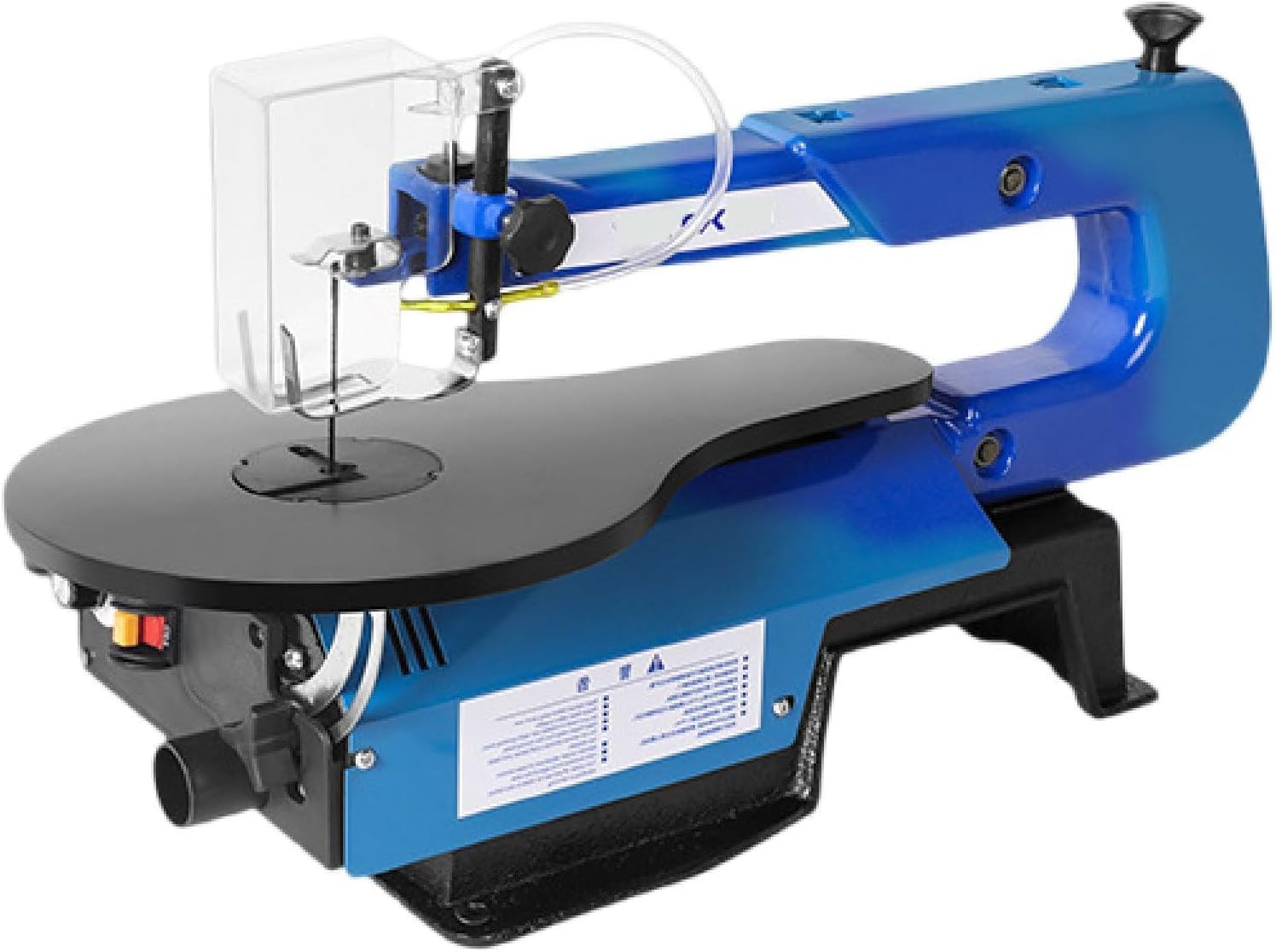 ZHJOPP Variable Speed Scroll Saw - Electric Fret Saw Machine with Tilt Table, Dust Port, 150/180W for Precision Cutting DIY Projects (Standard)