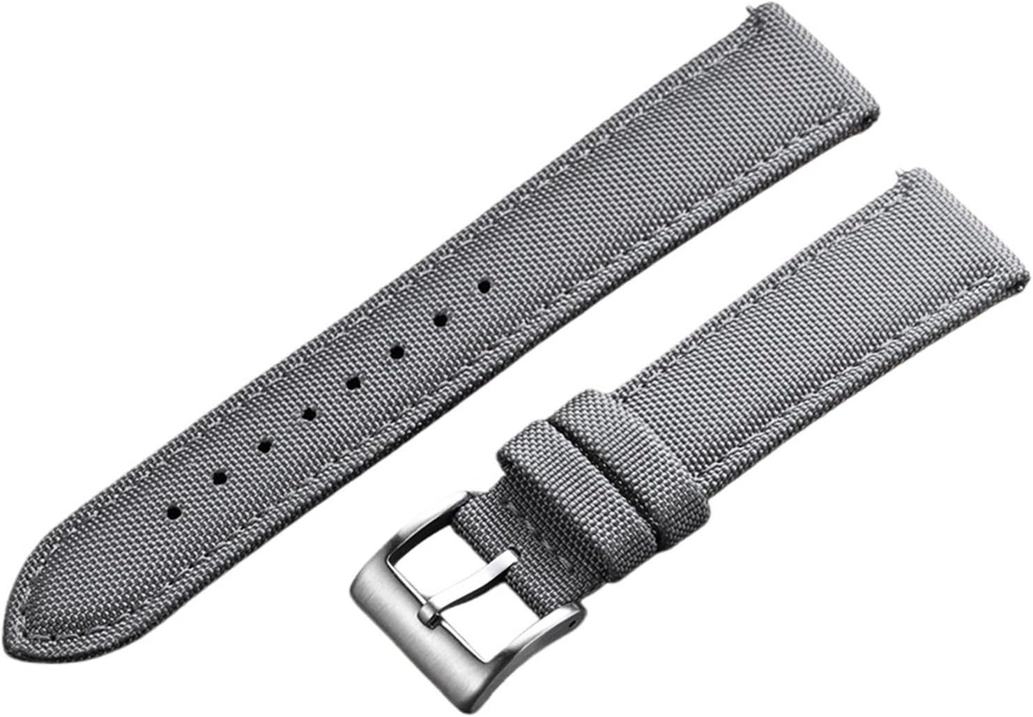 yingyingjia Premium Genuine Sailcloth Watch Band 20mm 22mm Two Sided Fabric Straps Waterproof Nylon Quick Release Bracelet Sports Wrist Belt