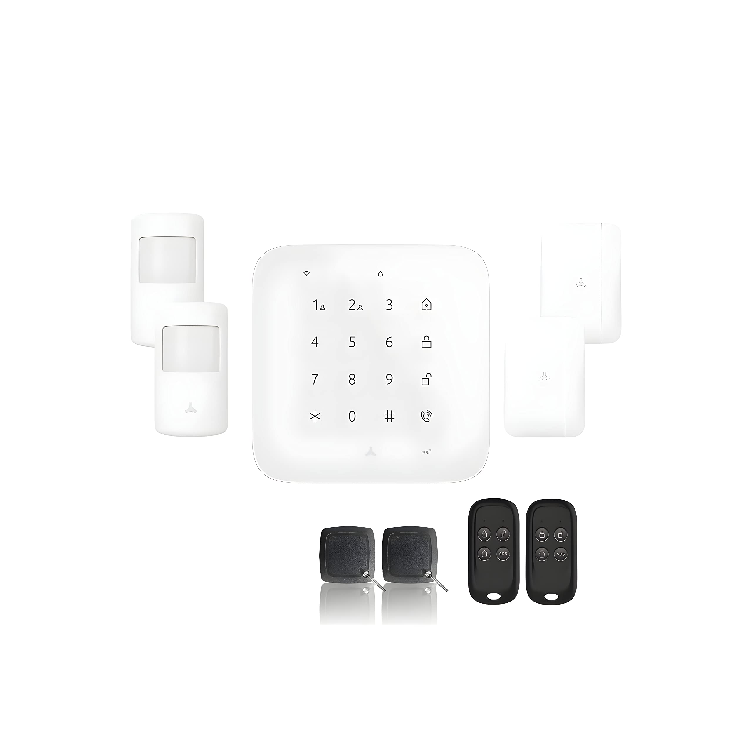 Lifebox, LBXt2, Alarma inalámbrica para casa, Sistema de Seguridad, Blanco